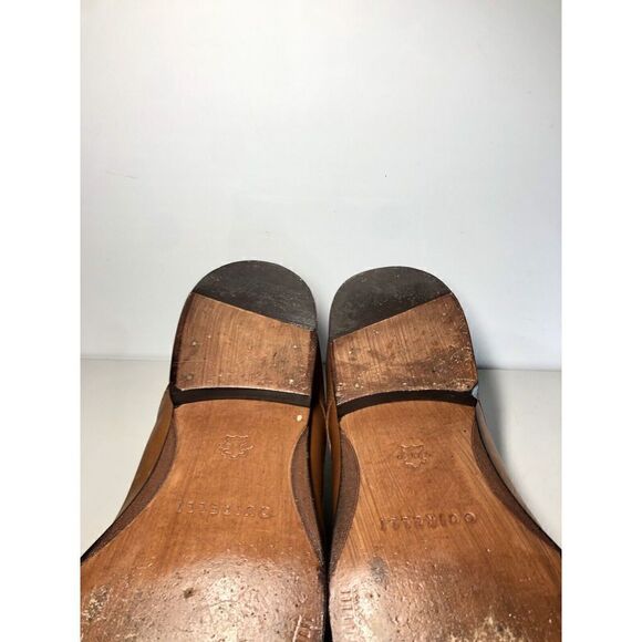 Quirelli Brown Leather Slip On Square Toe Dress Loafers Shoes Men Sz 29/11.5M US - Picture 15 of 16